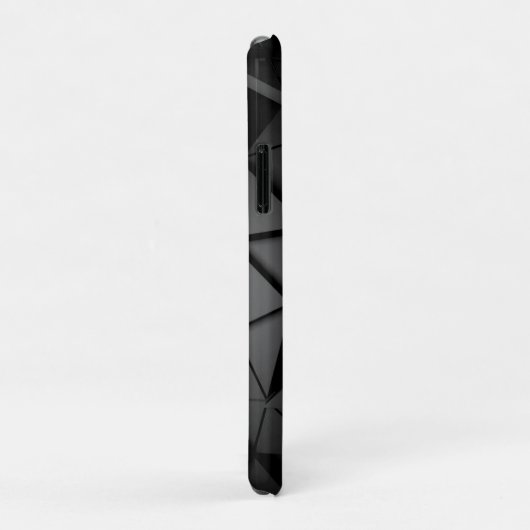 Grijs zwart ontwerp Case-Mate iPhone case (Achterkant/rechts)