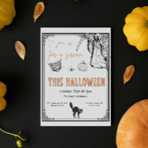  Grijs Zwart Sinaasappel Cat Halloween Party