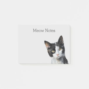 Grijs Zwart Wit Kitty Kat Post-it® Notes