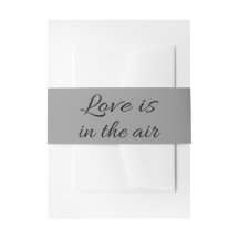 Grijs & Zwarte Liefde Trouwriem Grijs Buikband
