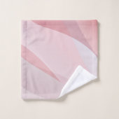 Grijsachtige paarse gradiënt abstracte naam bad handdoek (Wasdoekje)