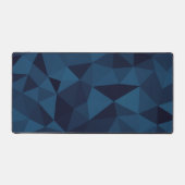 Grijsblauw geometrisch meshpatroon bureaumat (Voorkant)