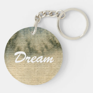 grijsblauwe achtergrond waterverf 6 sleutelhanger