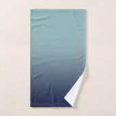 Grijsblauwe gradiënt. bad handdoek (Handdoek)