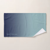 Grijsblauwe gradiënt. bad handdoek (Handdoek)