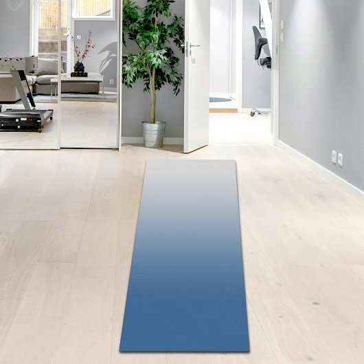 Grijsblauwe Gradiënt Yogamat