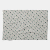 Grijsblauwe handdoek (Horizontaal)