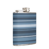 Grijsblauwe strepen heupfles (Rechts)