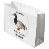 Grijsbuikmierklauwier Groot Cadeauzakje (Achterkant Gekanteld)