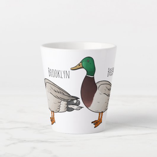 Grijsbuikmierklauwier Latte Mok (Voorkant)