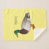 Grijsbuikmierklauwier Sherpa Deken (Voorkant (horizontaal))