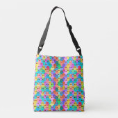 Grijselijke Halloween-nacht auditie Crossbody Tas (Achterkant)
