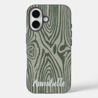 Grijsgroene iPhone 16 Hoesje