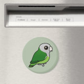 Grijskop Lovebird Magneet (Insitu (Vaatwasser))