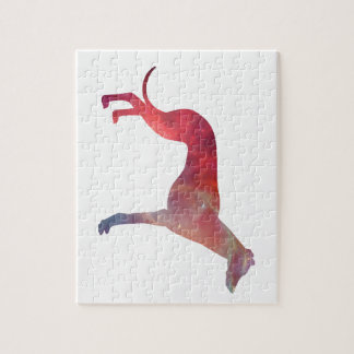 Grijskosmos silhouette legpuzzel