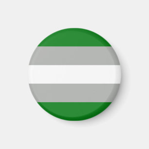 Grijsromantische Pride-vlag Magneet