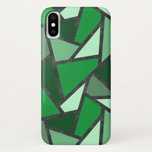Grijsschaduw van groen gekleurd glas Case-Mate iPhone case (Achterkant)