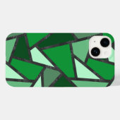 Grijsschaduw van groen gekleurd glas Case-Mate iPhone case (Achterkant (horizontaal))