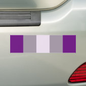 Grijsseksuele trots bumpersticker (Op auto)