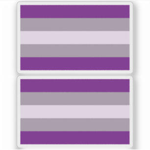 Grijsseksuele trots sticker