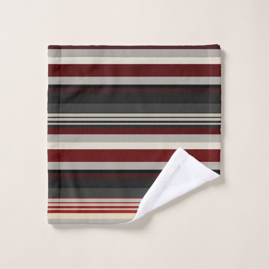 Grijsstaven en spoelstenen werpen kussen bad handdoek (Wasdoekje)