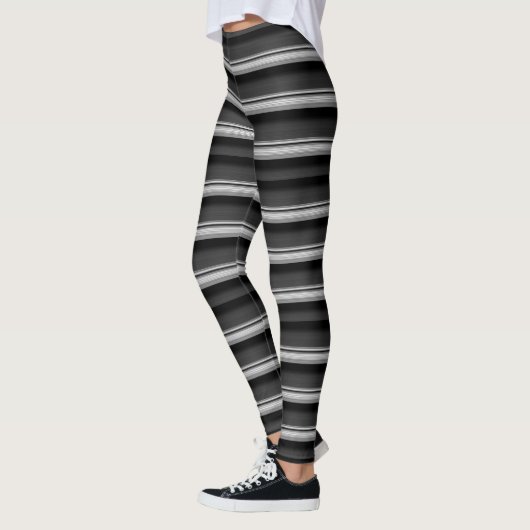Grijsstrepen met klauw leggings (Links)