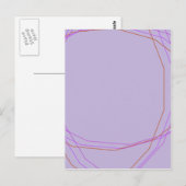 grijze 8297 abstracte kunst briefkaart (Voorkant / Achterkant)