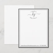 Grijze Aangepast | Van het bureau van de Kaart van (Voorkant / Achterkant)