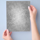 Grijze achtergrond flyer (Hand)