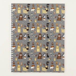 grijze achtergrond planner