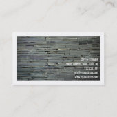 Grijze achtergrond Visitekaartje van Brickworks (Achterkant)
