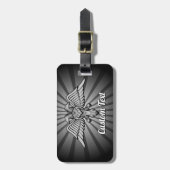 Grijze arend met twee hoofden Bagagelabel (Voorkant verticaal)