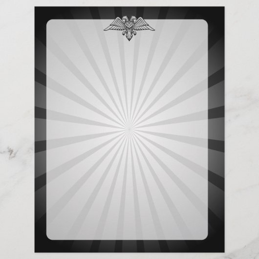 Grijze arend met twee koppen flyer (Voorkant)