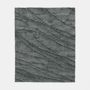 Grijze bakstenen wand fleece deken