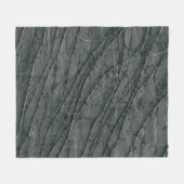 Grijze bakstenen wand fleece deken (Voorkant (Horizontaal))