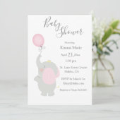 Grijze ballonMinimalistisch klapscript Kaart (Staand voorkant)