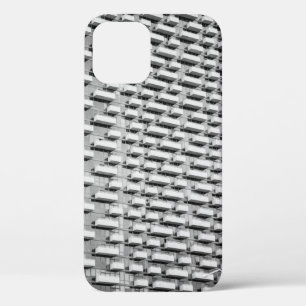 Grijze betonbouw iPhone 12 hoesje