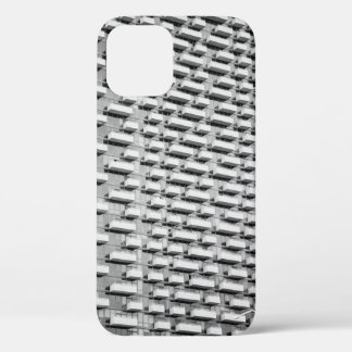 Grijze betonbouw iPhone 12 hoesje