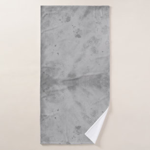 Grijze betonnen textuur achtergrond roestig vervaa badhanddoek