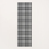 Grijze Blackwatch Tartan Plaid Design Yogamat (Achterkant)