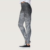 Grijze bladeren leggings (Links)