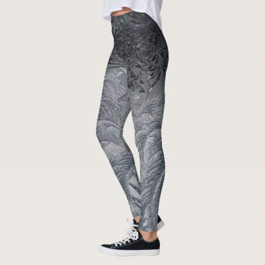 Grijze bladeren leggings (Links)