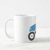 Grijze blauwe tractor koffiemok (Links)