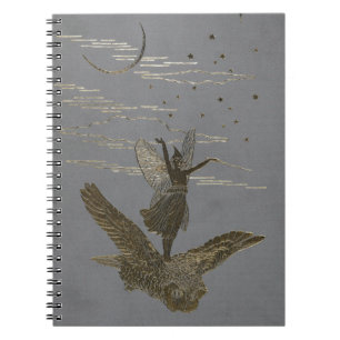 Grijze boekhouder Hoesje Fantasy Fairytale Notitieboek