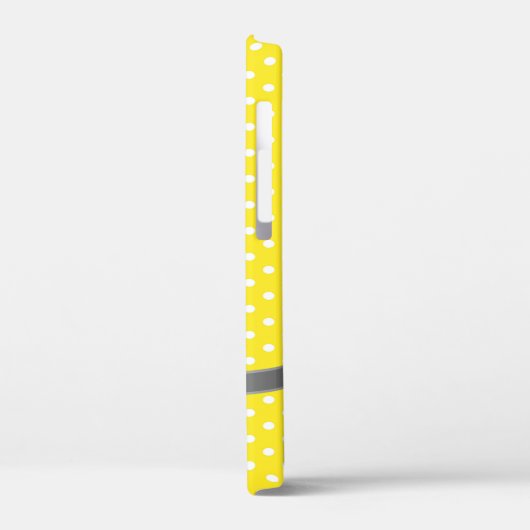 grijze boog op polka dotsCase-Mate iPhone case (Achterkant / Links)