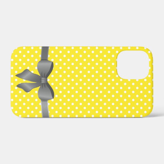 grijze boog op polka dotsCase-Mate iPhone case (Achterkant (horizontaal))