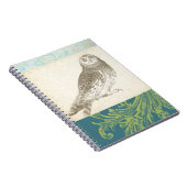 Grijze boomgaard op Patroonachtergrond Notitieboek (Rechterzijde)