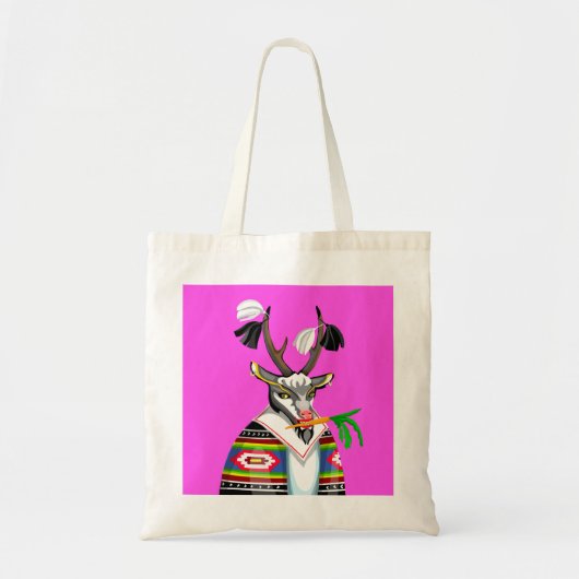 Grijze bospatrijs tote bag (Voorkant)
