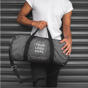 Grijze Branded Business Logo Promotie Swag Plunjezak