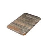 Grijze bruine abstracte acrylkunst badmat (Gekanteld)